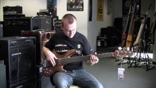 Sandberg Panther 5 Special Walnut Fretless [upl. by Aneerbas]