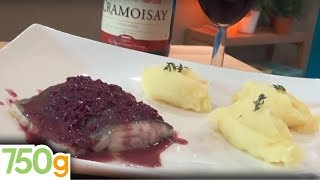 Recette de Cabillaud confit sauce beurre rouge purée à lhuile dolive  750g [upl. by Bubb]