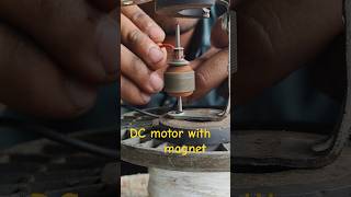 DC motor with magnet 🧲 unique motor diy dcmotor ideas howtomake experimentideashortstrending [upl. by Gamin]