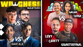 WR Chess Masters 2024  Round 32 Pragg vs Arjun  Firouzja vs MVL  Sagar Tania vs Levy Canty [upl. by Lartnom303]