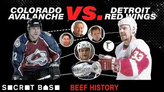 How one violent hit snowballed into years of championshipgrade hockey beef  Red Wings vs Avalanche [upl. by Peters753]