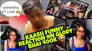 KAASH REACTION ON GLODY BHAI 400K CELEBRATION 😍😂  GOLDY BHAI  SCOUT [upl. by Neile]