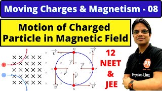 Moving Charges n Magnetism 08  Motion of a charged Particle in a Magnetic Field  Class 12NEETJEE [upl. by Nysila]