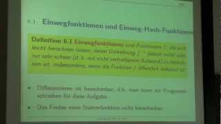 Datensicherheit Vorlesung Nr 12 [upl. by Aynatal]