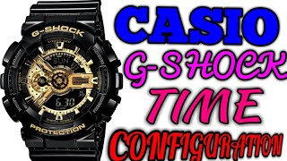 casio gshock digital analogue time setting  ga110gb g339g340 illuminator casio watch fullpackage [upl. by Aniweta79]