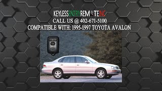 How To Replace Toyota Avalon Key Fob Battery 1995 1996 1997 [upl. by Naryk128]