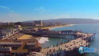 Redondo Beach Pier Aerial View [upl. by Pepi51]