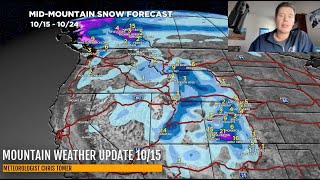 PM Mountain Weather Update 1015 Meteorologist Chris Tomer [upl. by Skees]