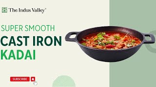 Best Cast Iron Kadai  Best Cast Iron Cookware for Cooking  Cast Iron Cookware  The Indus Valley [upl. by Atnohsal]