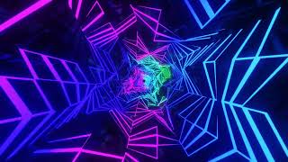 Abstract Background Video 4k Metallic Color Changing Tunnel VJ LOOP NEON Satisfying Calm Wallpaper [upl. by Shoifet]