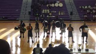 Ed white High school drumline 2017 [upl. by Ahsilem]