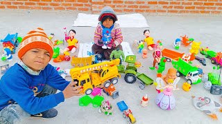 gadi wala cartoon video  toy helicopter ki video  toys unboxing  jcb truck dumper  cartoon [upl. by Iralam]