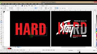 Typography Tutorial for Beginners  Dropping Text Effect Using Coreldraw [upl. by Alroy]