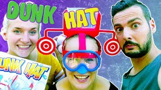 DUNK HAT CHALLENGE  JETZT wirds richtig NASS Sommer Spiel Fun mit Kaan Kathi Nina Spiel mit mir [upl. by Adnawyek165]