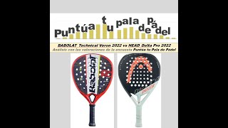 BABOLAT Technical Veron 2022 vs HEAD Delta Pro 2022 [upl. by Ronnica]