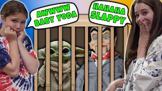 Baby Yoda And Slappy Go To Box Fort Jail [upl. by Amedeo]