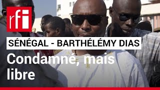 Sénégal  la justice confirme la condamnation en première instance de Barthélémy Dias • RFI [upl. by Eniamurt]