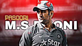 PASOORI FT MS DHONI ❤️  PASOORI x MS DHONI [upl. by Mirak789]