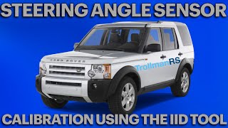 Landrover Discovery 3 4 steering angle sensor calibration using the IID tool  Range rover sport LR3 [upl. by Lemart218]