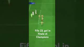 Fifa 23 carriera allenatore Andrese calcio gol in finale di Champions [upl. by Suirauqram]