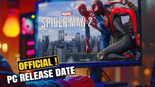 Spiderman 2 is FINALLY COMING TO PC   Marvels SpiderMan 2 PC latest Update [upl. by Yelime]