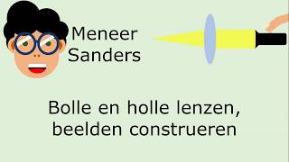 Lenzen positiefnegatief en beeld construeren [upl. by Innig]