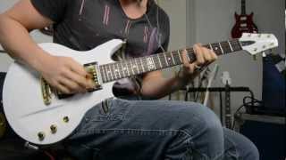 Aristides 020  White Gold  CLEAN Jazz demo  Electric Guitar [upl. by Einner]