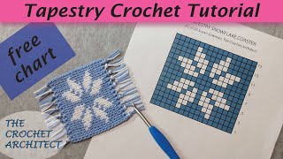 10  Tapestry Crochet Tutorial amp Free Project Chart [upl. by Cirtemed]