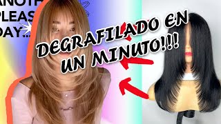 Tutorial DEGRAFILADO en pelo largo  Técnica increíble y práctica2021 [upl. by Barbaraanne]