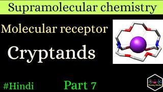 CRYPTANDS  SUPRAMOLECULAR CHEMISTRY  Part 7 [upl. by Anilehs]