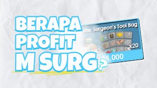 Berapa PROFIT dari Surgery Pack  Growtopia [upl. by Sixel]