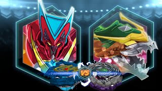 z Achilles vs yegdrion Beyblade burst quadstrike  part 1 [upl. by Adiaroz]