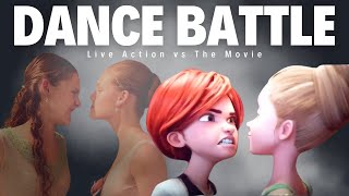 THE DANCE BATTLE from Leap Ballerina Movie Live Action vs Animation💥🔥 [upl. by Cown457]