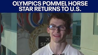 Olympics pommel horse star Stephen Nedoroscik returns home to US  FOX 7Austin [upl. by Flint]