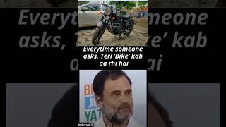 royalenfield bullet350 classic350 rahulgandhi memes funny 350cc bike 2024 classic350lovers [upl. by Sitnerp]