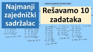 Najmanji zajednički sadržalac NZS [upl. by Naitsirhc]