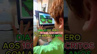 Dia 3 do ZERO a 100k inscritos com apenas 7 anos Quer acompanhar essa jornada Se inscreve no canal [upl. by Eddana]