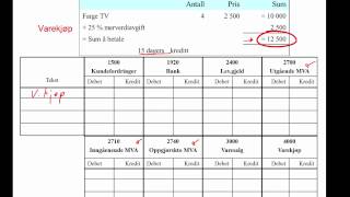 MVA  beregning og regnskapsføring [upl. by Alyakcim735]