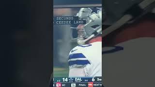 Dallas Cowboys Cooper Rush Incomplete Pass to Bill Batesiykykshortsviralshortfunnyvideovideo [upl. by Naus122]