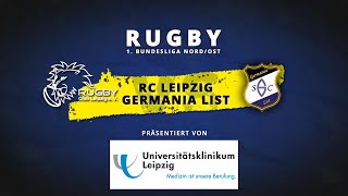 RC Leipzig vs SC Germania List  Rugby 23112024 [upl. by Trimmer]