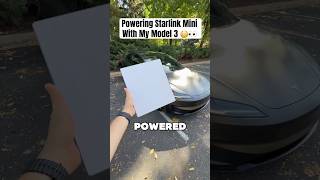 Powering Starlink Mini With My Tesla 😳🤯 [upl. by Azalea616]