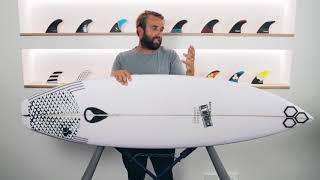 Channel Islands OG Flyer Surfboard review  Futures fins AM2  The Surfboard Guide [upl. by Grondin213]