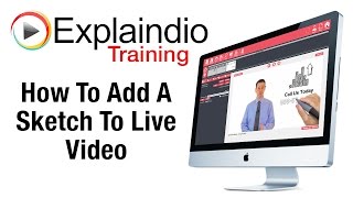 How To Sketch On Live Video With Explaindio  Explaindio Training [upl. by Arndt]