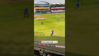 Virat Kohli Knocking at Holkar Stadium Indore Hits the ball very hard for big sixes 😍🥺 [upl. by Sirama]