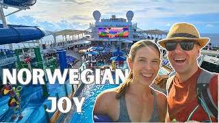 Norwegian Joy  Embarkation amp Club Balcony Suite vs Balcony Cabin  Bermuda Cruise Vlog Day 1 [upl. by Tiffie]