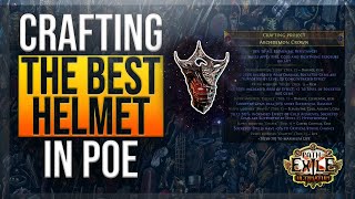 PoE 314 How To Craft The Best Helmet In The Game For  Aurastacker  Penance Brand  Ice Nova CoC [upl. by Birkner]