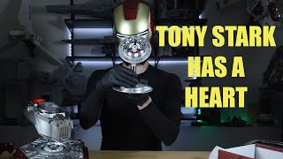 Tony Stark Has a Heart LED Night Light and Iron Man Helmet [upl. by Noraed108]