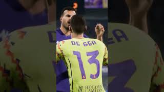 Save De gea for fiorentina gameplay shortvideo shorts football fc24 fifa fifa degea [upl. by Annairda]