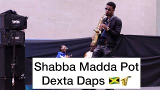 Shabba Madda Pot  Dexta Daps sax freestyle 🇯🇲🎷 [upl. by Yumuk]