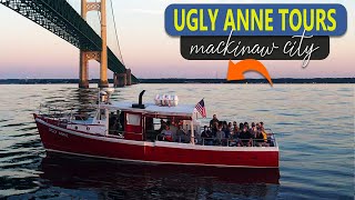 Mackinac Bridge Tour  Ugly Anne Boat Tours  Mackinaw City Michigan [upl. by Gizela]